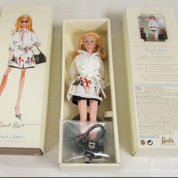 NRFB ROBERT BEST "TRENCH SETTER" SILKSTONE BARBIE DOLL BFMC LIMITED EDITION - Picture 1 of 5